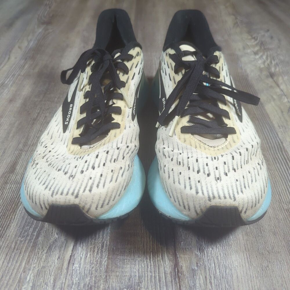 **READ** Brooks Womens Hyperion Tempo 1203281B129 White Blue Running Size 8.5 B - Picture 3 of 15